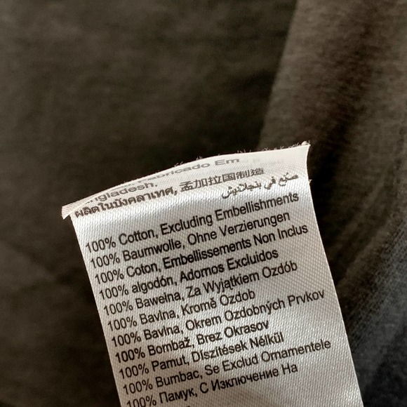 Cotton:On Men's Washed Black World Peace Tbar Msucle T-Shirt SZ M - Picture 11 of 12